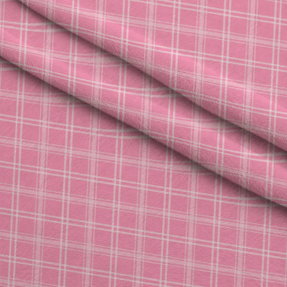 Sugarplum Checks Pattern 2 Minky Fabric