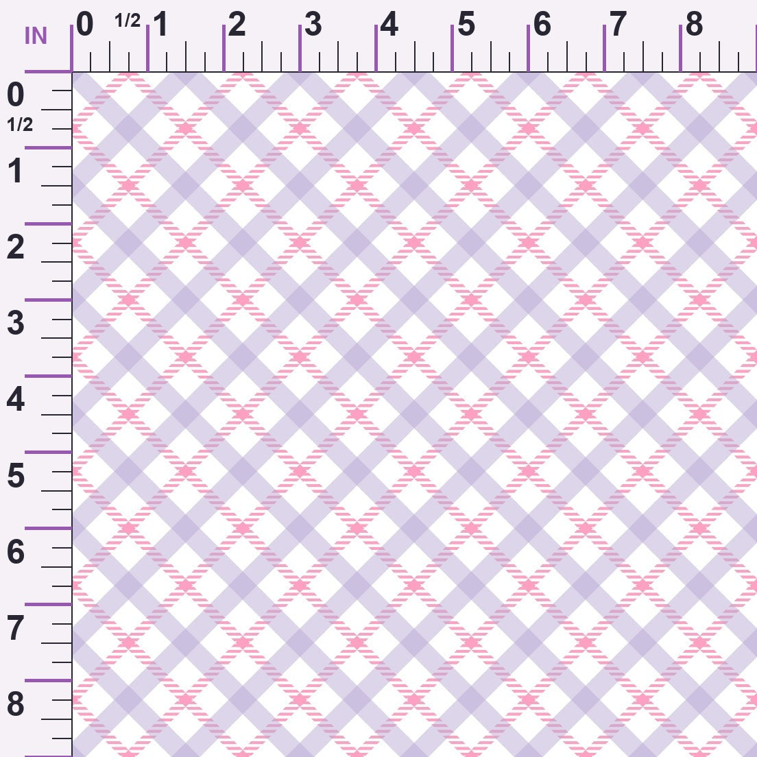 Sugarplum Checks Pattern 5 Minky Fabric