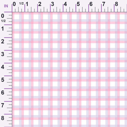 Sugarplum Checks Pattern 6 Minky Fabric