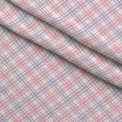 Sugarplum Checks Pattern 8 Minky Fabric