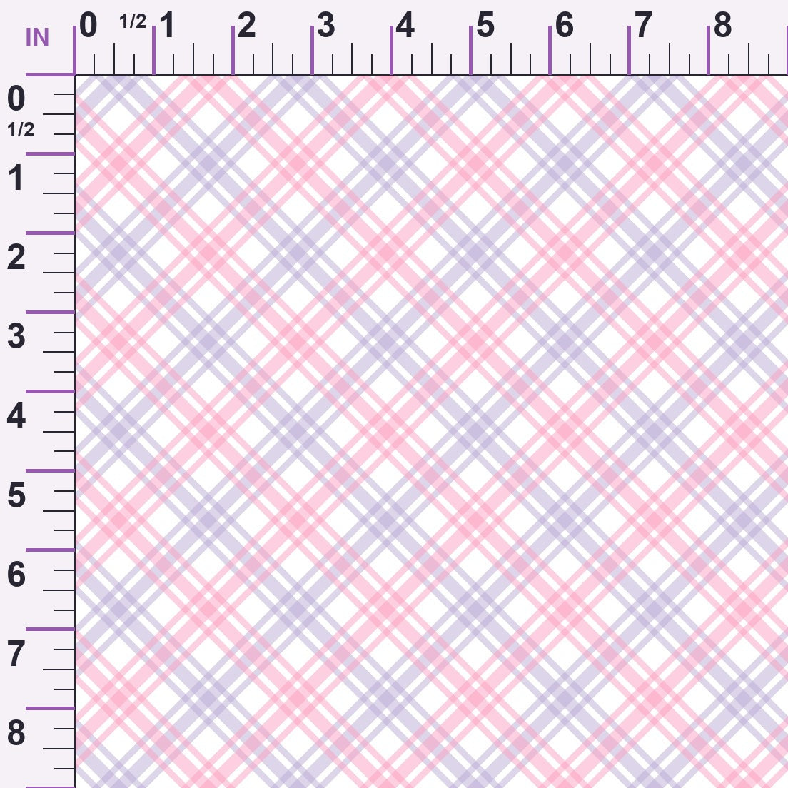 Sugarplum Checks Pattern 8 Minky Fabric