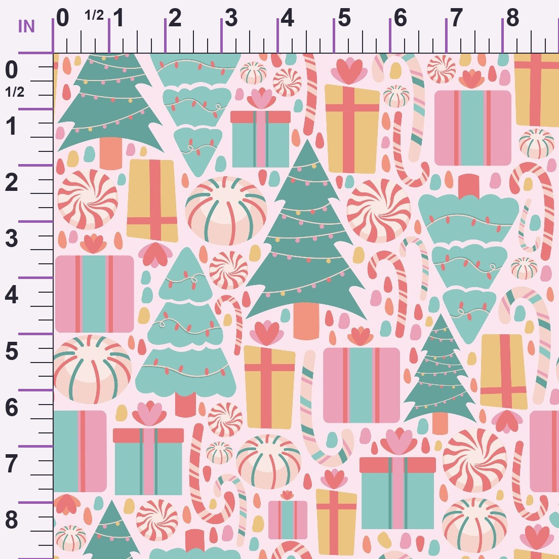 Sugarplum Holiday Pattern 5 Minky Fabric