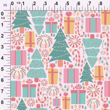 Sugarplum Holiday Pattern 5 Minky Fabric