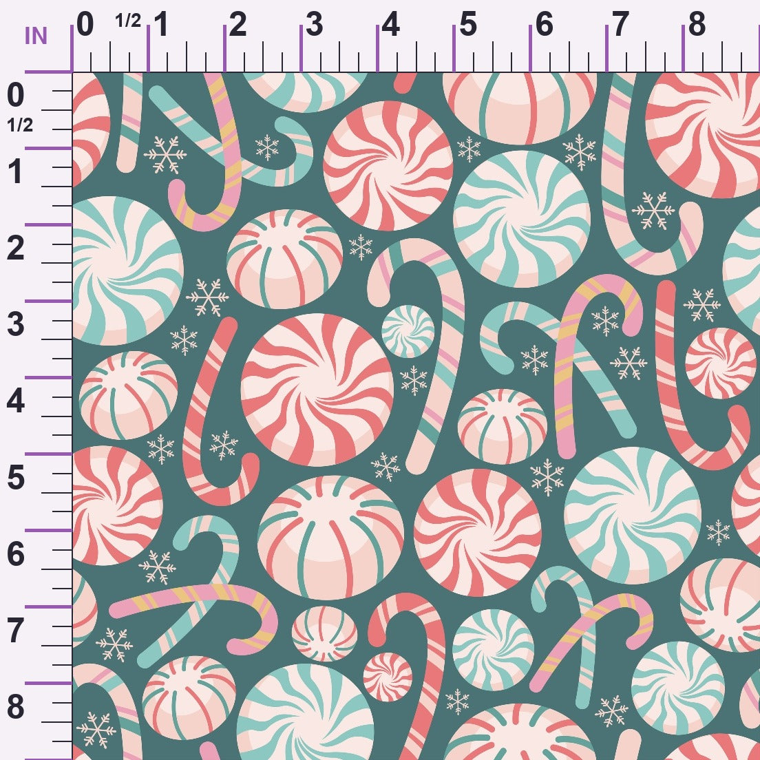Sugarplum Holiday Pattern 7 Minky Fabric
