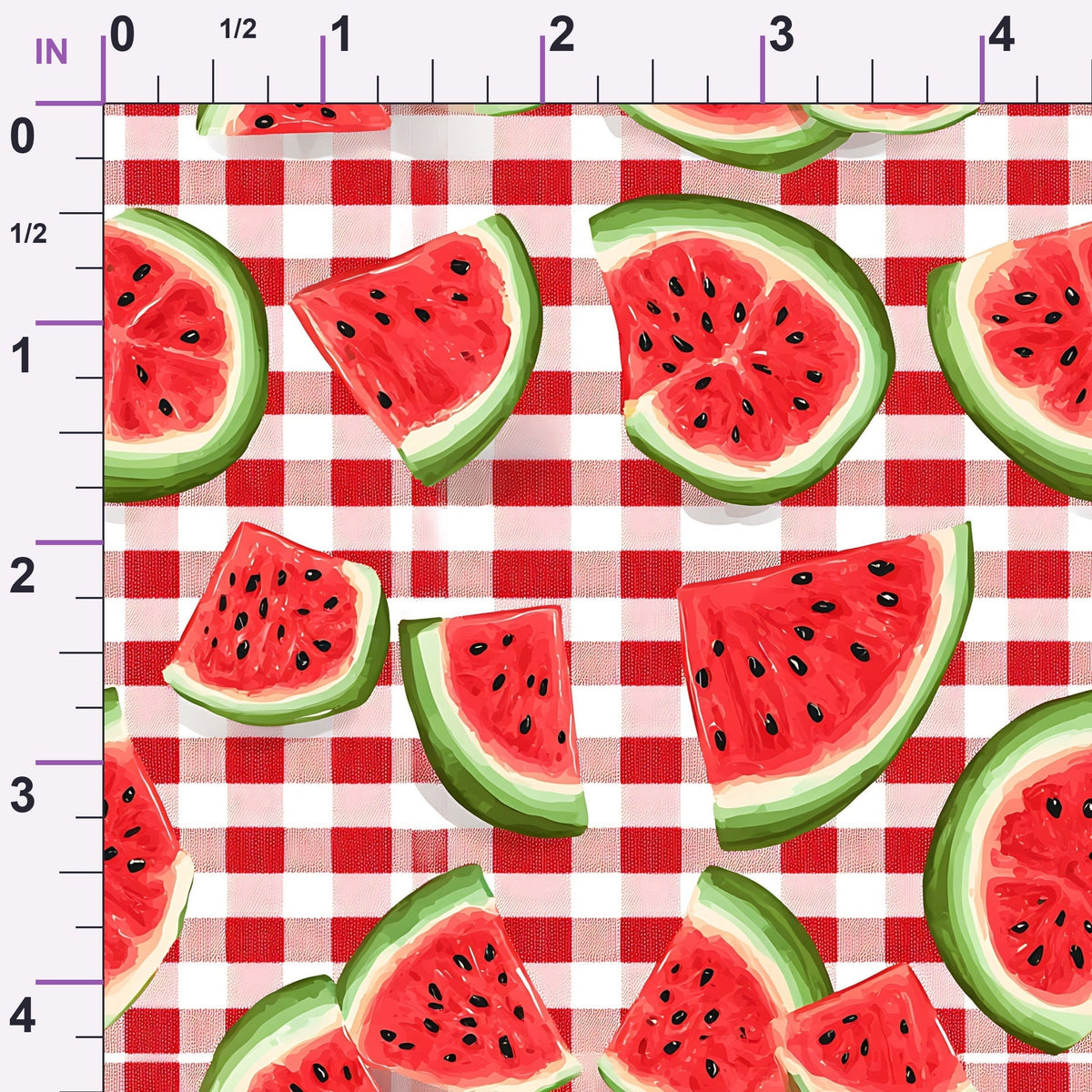 Summer Melon Slices Pattern 10 Minky Fabric