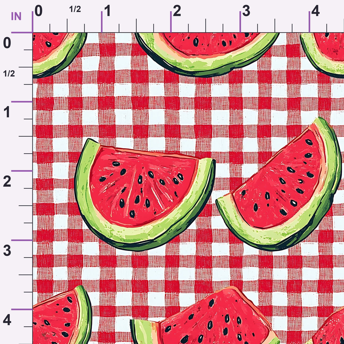 Summer Melon Slices Pattern 11 Minky Fabric