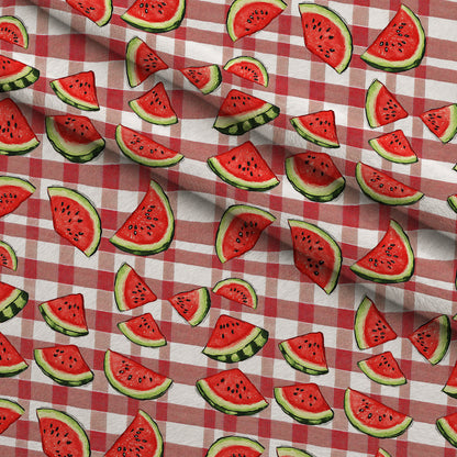 Summer Melon Slices Pattern 12 Minky Fabric