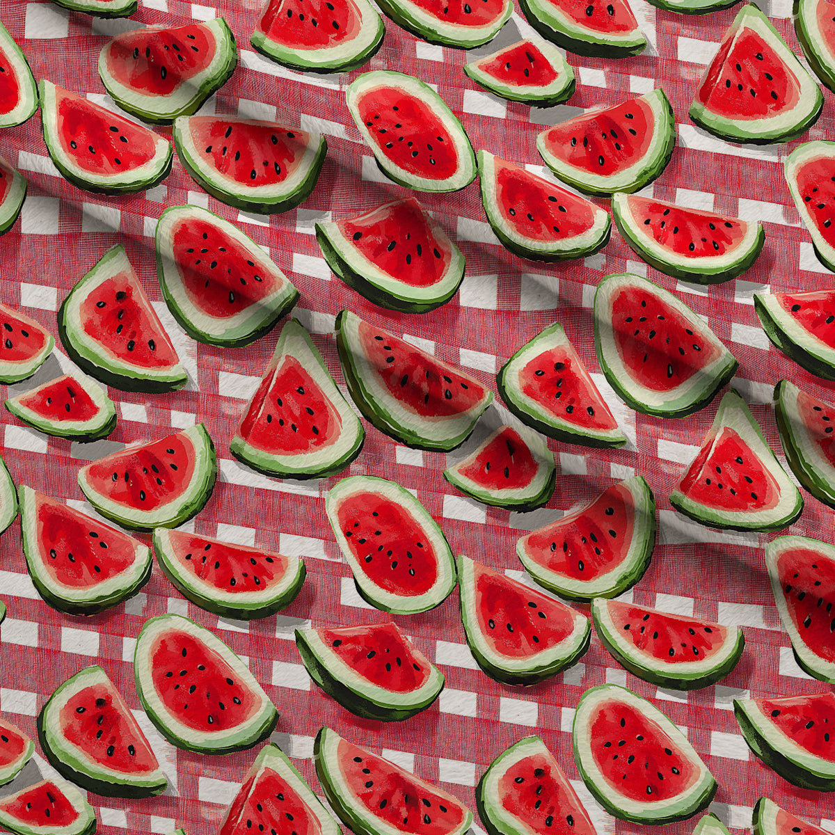 Summer Melon Slices Pattern 13 Minky Fabric