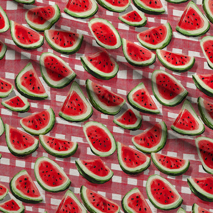 Summer Melon Slices Pattern 13 Minky Fabric