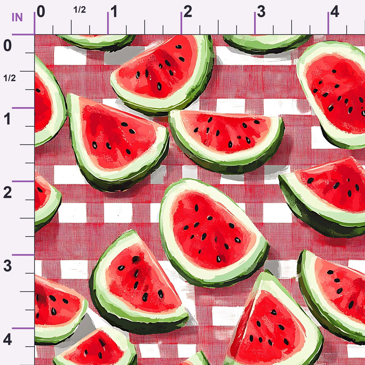 Summer Melon Slices Pattern 13 Minky Fabric