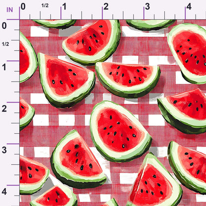 Summer Melon Slices Pattern 13 Minky Fabric