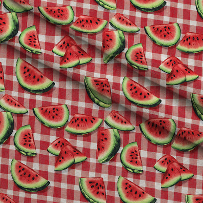 Summer Melon Slices Pattern 15 Minky Fabric