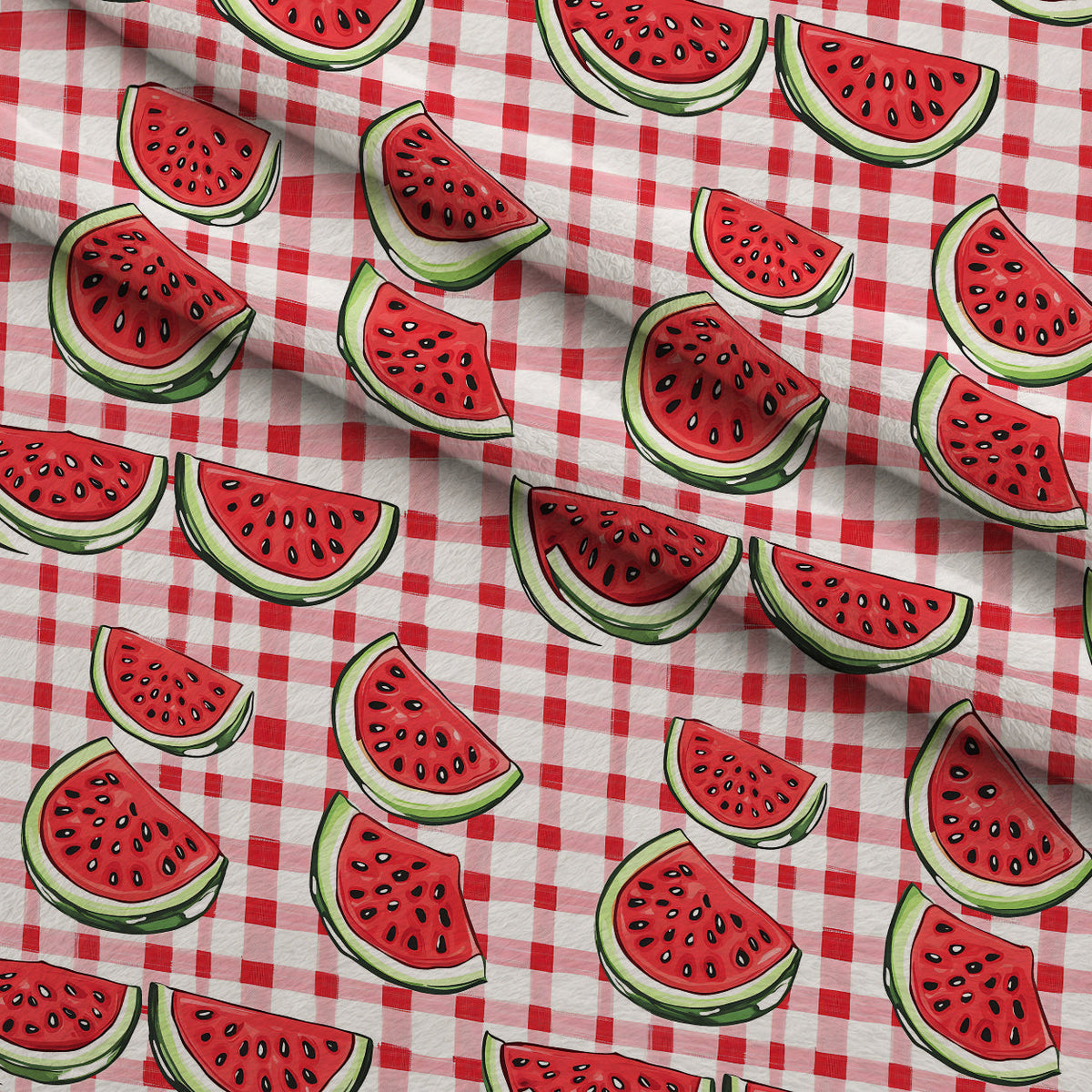 Summer Melon Slices Pattern 19 Minky Fabric