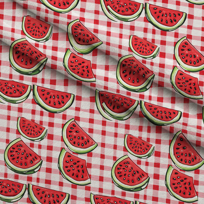 Summer Melon Slices Pattern 19 Minky Fabric