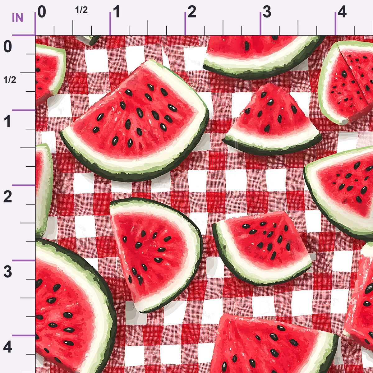 Summer Melon Slices Pattern 20 Minky Fabric