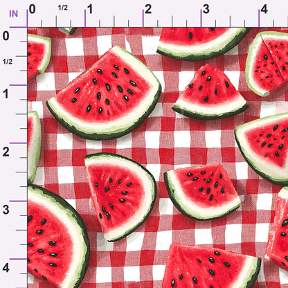 Summer Melon Slices Pattern 20 Minky Fabric