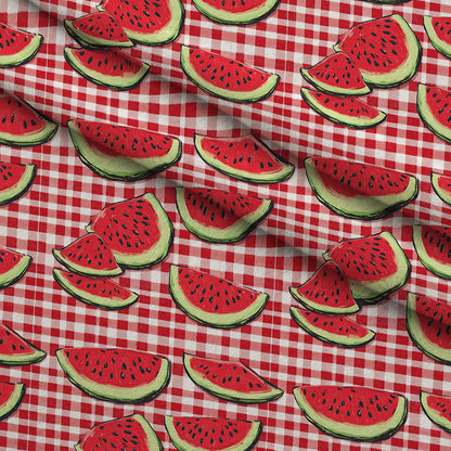 Summer Melon Slices Pattern 7 Minky Fabric