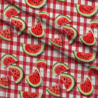 Summer Melon Slices Pattern 8 Minky Fabric