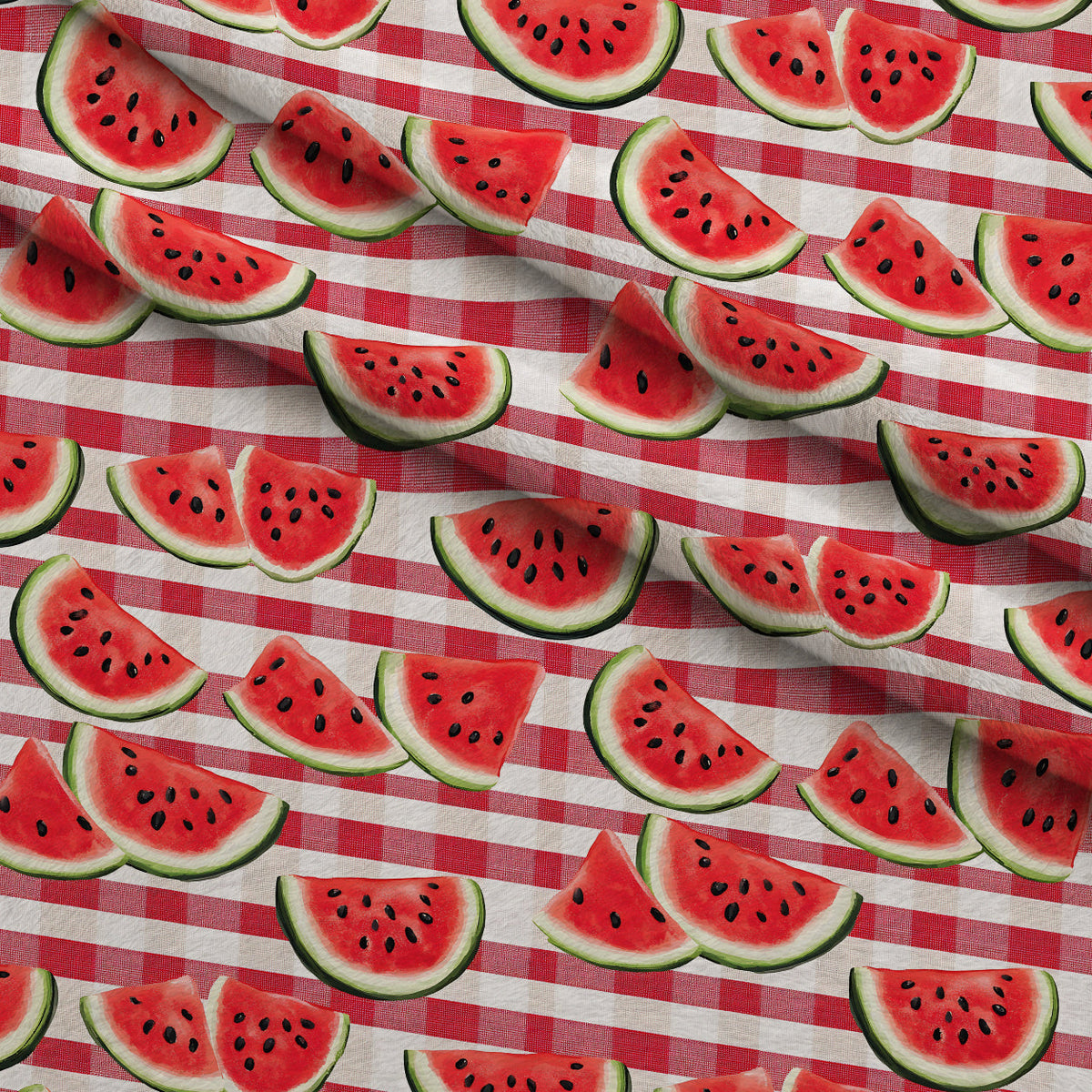 Summer Melon Slices Pattern 9 Minky Fabric