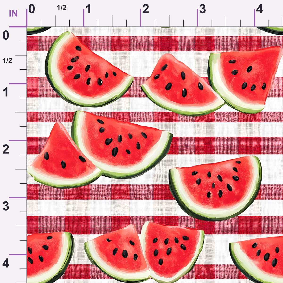 Summer Melon Slices Pattern 9 Minky Fabric