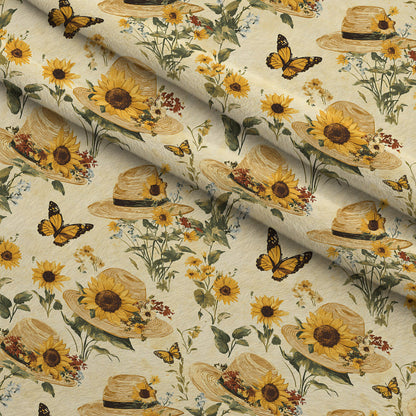 Sunflower Stroll Pattern 10 Minky Fabric