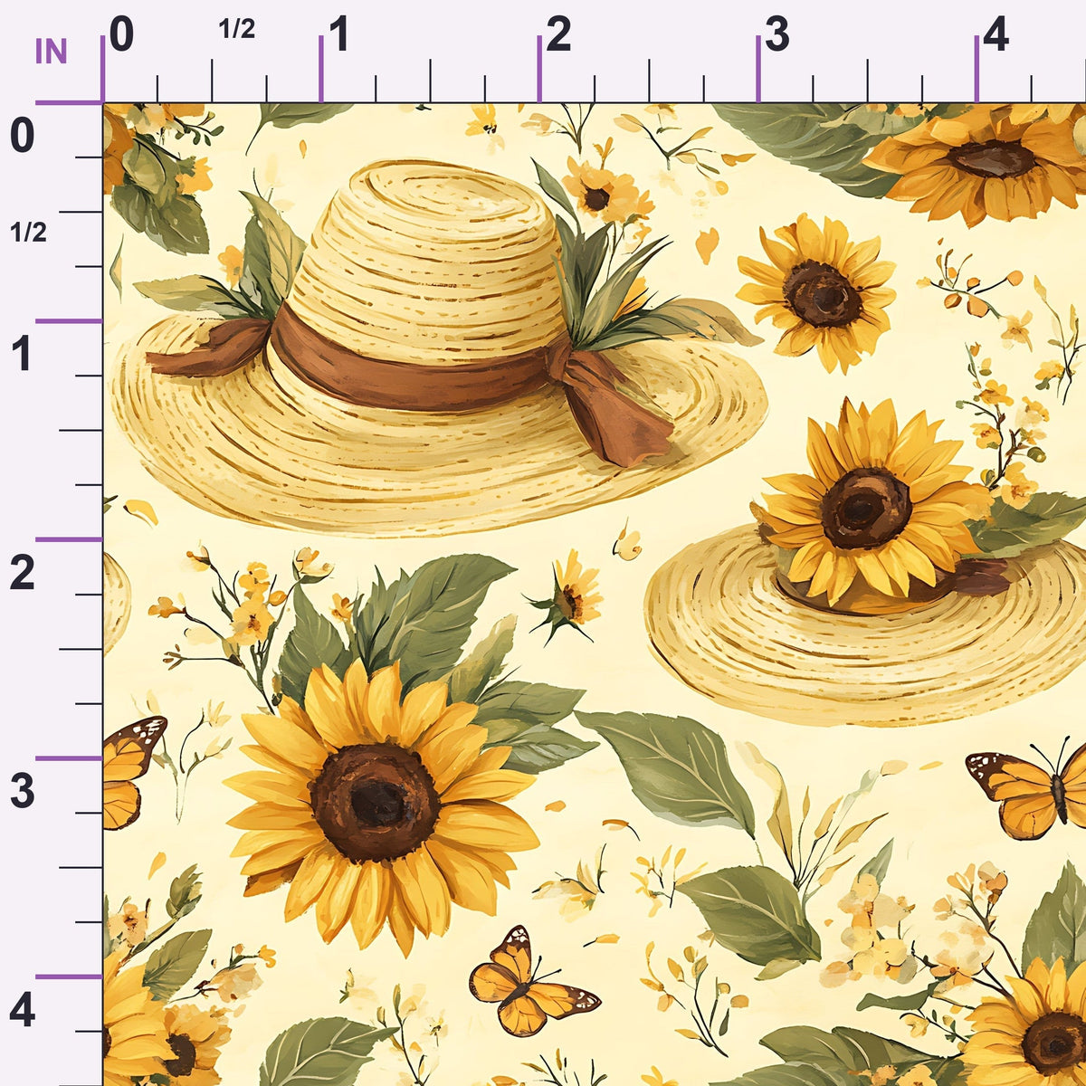 Sunflower Stroll Pattern 11 Minky Fabric
