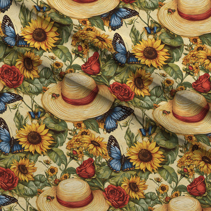 Sunflower Stroll Pattern 12 Minky Fabric
