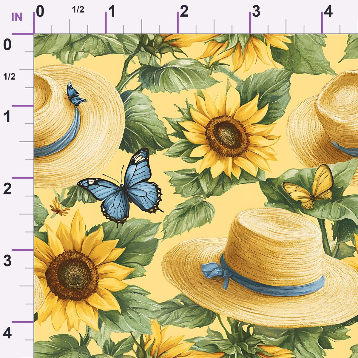 Sunflower Stroll Pattern 13 Minky Fabric