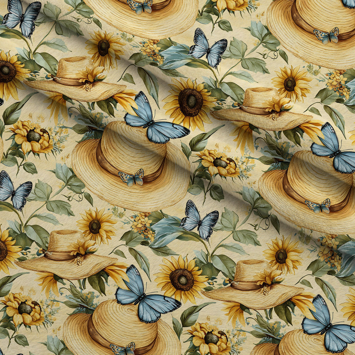 Sunflower Stroll Pattern 15 Minky Fabric