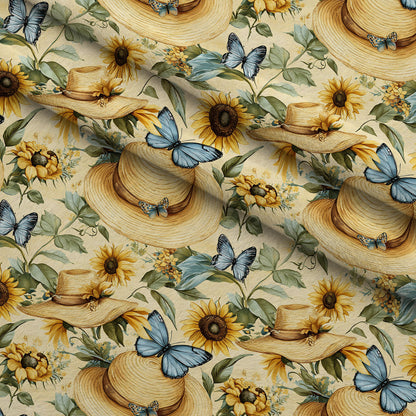 Sunflower Stroll Pattern 15 Minky Fabric