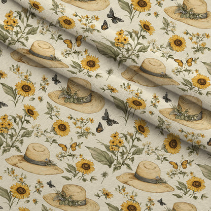 Sunflower Stroll Pattern 19 Minky Fabric