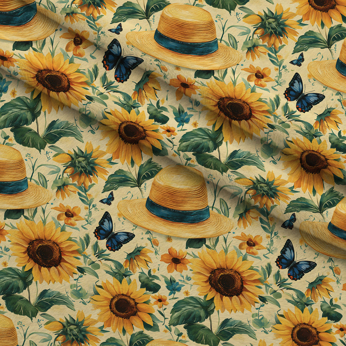Sunflower Stroll Pattern 2 Minky Fabric