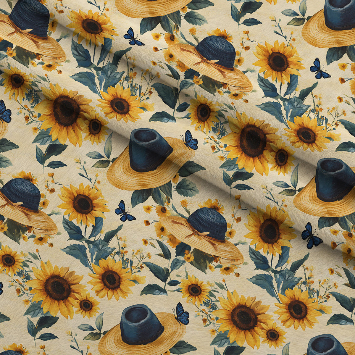 Sunflower Stroll Pattern 20 Minky Fabric