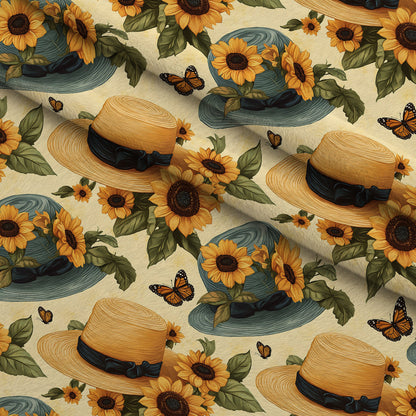 Sunflower Stroll Pattern 3 Minky Fabric