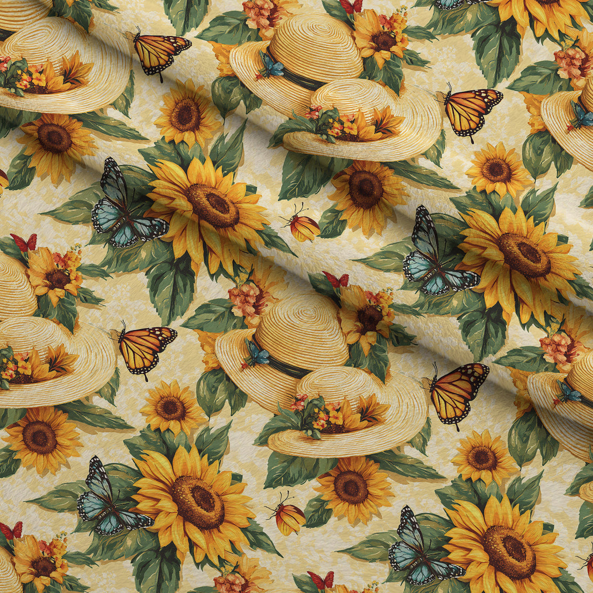 Sunflower Stroll Pattern 4 Minky Fabric