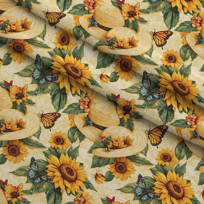 Sunflower Stroll Pattern 4 Minky Fabric
