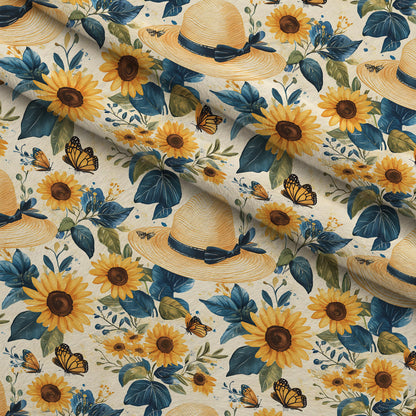 Sunflower Stroll Pattern 5 Minky Fabric