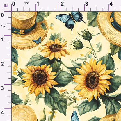 Sunflower Stroll Pattern 6 Minky Fabric