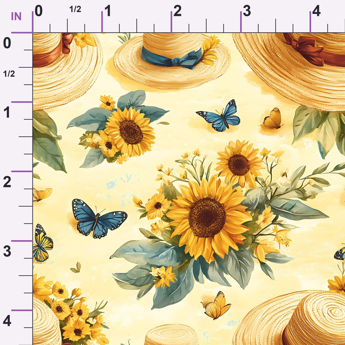 Sunflower Stroll Pattern 7 Minky Fabric