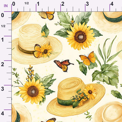 Sunflower Stroll Pattern 8 Minky Fabric