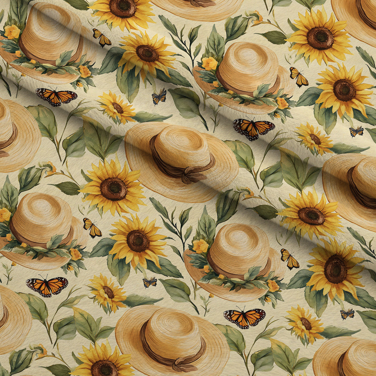 Sunflower Stroll Pattern 9 Minky Fabric