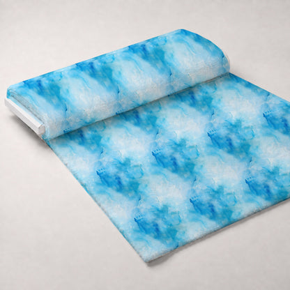 Sunlit Azulejo Pattern 3 Minky Fabric