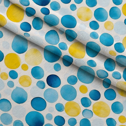 Sunlit Azulejo Pattern 33 Minky Fabric