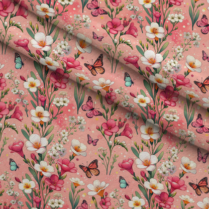 Sunlit Wildflowers Pattern 5 Minky Fabric
