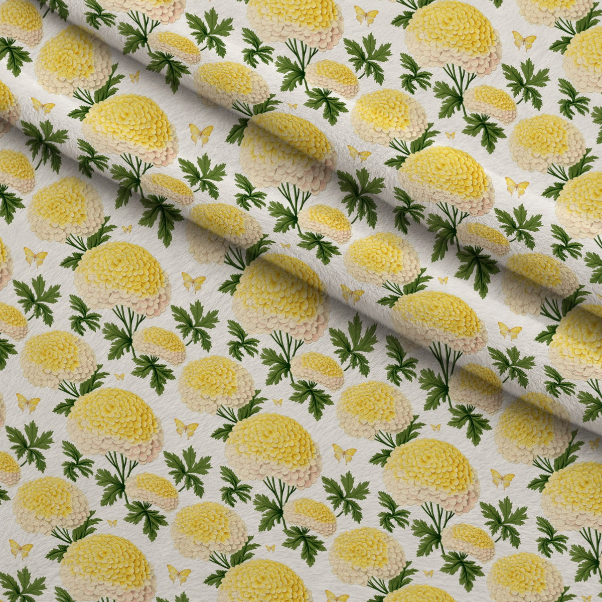 Sunlit Yarrow Pattern 11 Minky Fabric