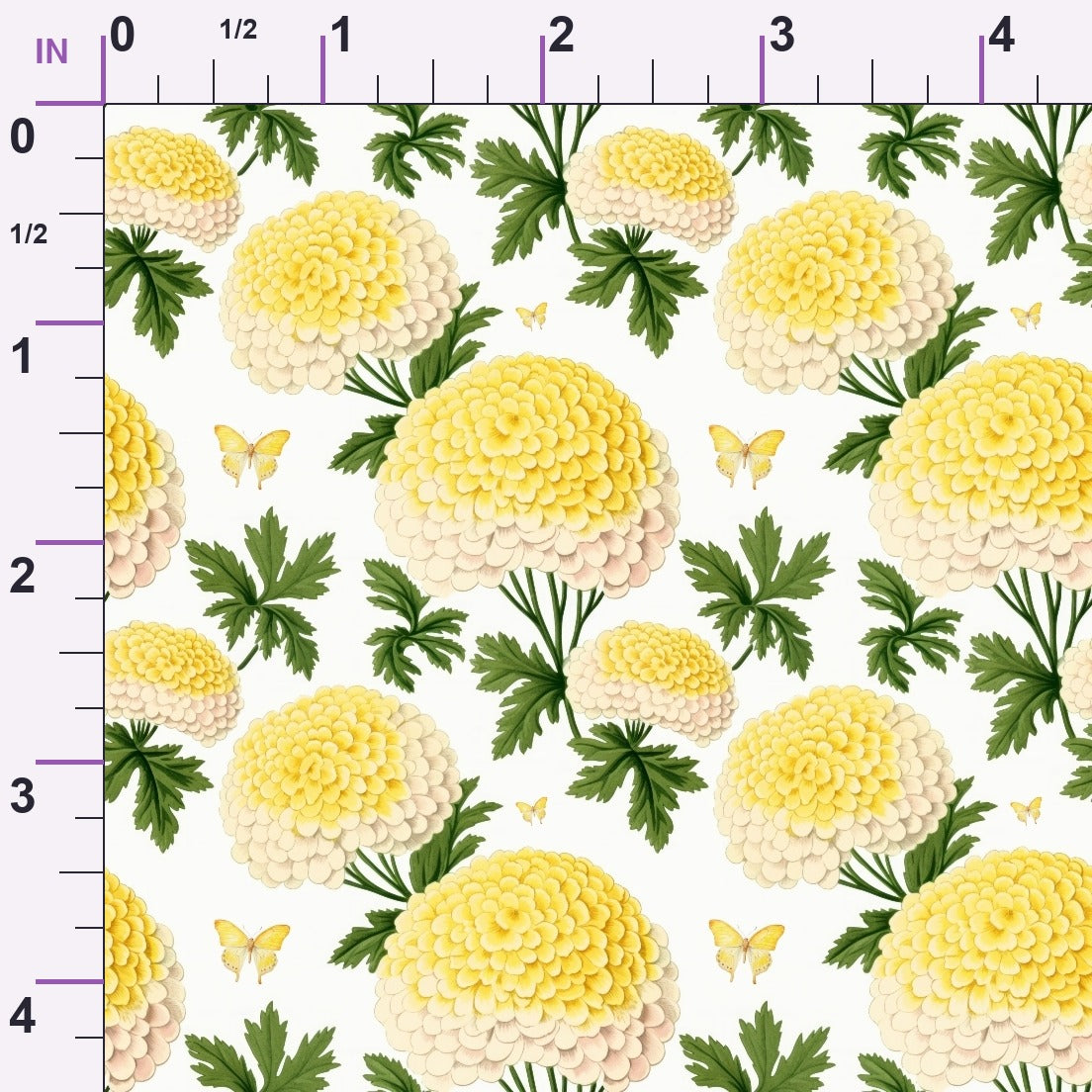 Sunlit Yarrow Pattern 11 Minky Fabric