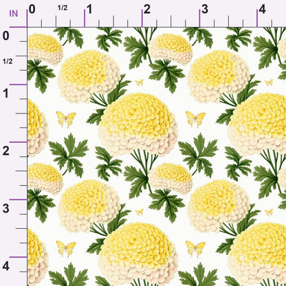 Sunlit Yarrow Pattern 11 Minky Fabric