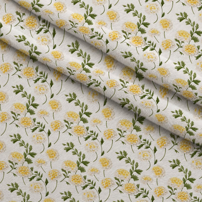 Sunlit Yarrow Pattern 12 Minky Fabric