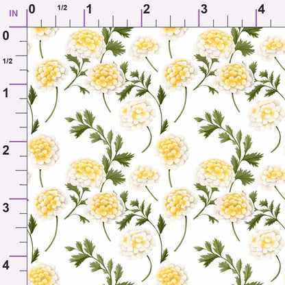 Sunlit Yarrow Pattern 12 Minky Fabric