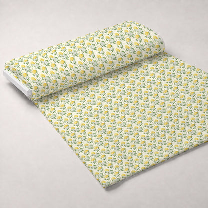 Sunlit Yarrow Pattern 3 Minky Fabric